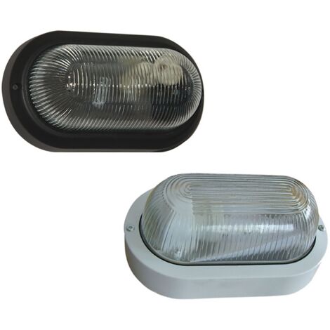 1PZ PLAFONIERA 'OVALE' colore nero