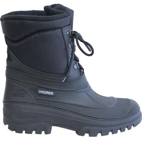 Stivali Invernali HyLAND Atlantic Impermeabili Neri - Suola Alta E Caldo Fodero In Neoprene - Taglia 36 2/3 EU - 3
