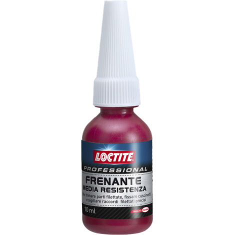 Loctite 1701549 Professional Frenafiletti Adesivo Sigillante Anaerobico Media Resistenza 10 ml colore Trasparente (1/4)