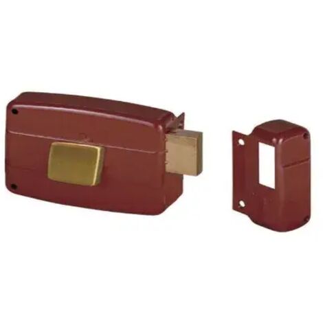 Serratura Cisa da Applicare 50131-50-1 per Porte in Legno, Fisso a Destra, Lunghezza 50 mm