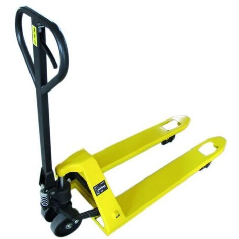Vigor V-T 2500 Transpallet Manuale Portata 2500 Kg Forche 1150 mm Alzata 190 mm Ruote Nylon 180 mm (1/2)