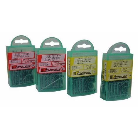 Chiodi Testa Piana in Ferro Bricoline Cavatorta 13x30 mm 125 gr (1/2)
