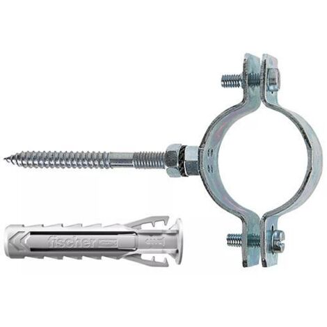 Collare per Tubi Fischer art CPT misura 3/4"   Collare 25 28 mm.   foro 10mm 2pz
