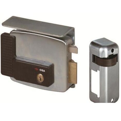Serratura Elettrica da Applicare Cisa Art. 11721 Misura 50 mm Verso Sx Con Tetto