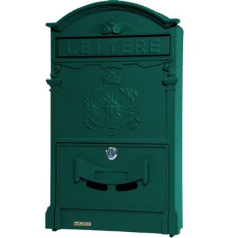 Cassetta Postale In Alluminio Per Esterno Royal Verde Maurer VERDE