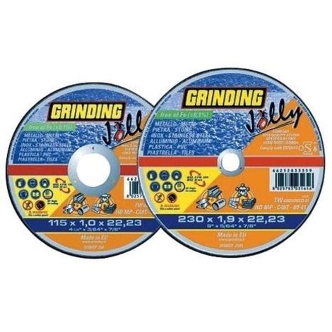 Mola Abrasiva per Taglio Multifunzione Misura 115X1,6 mm Foro 22,23 mm Grinding (1/2)