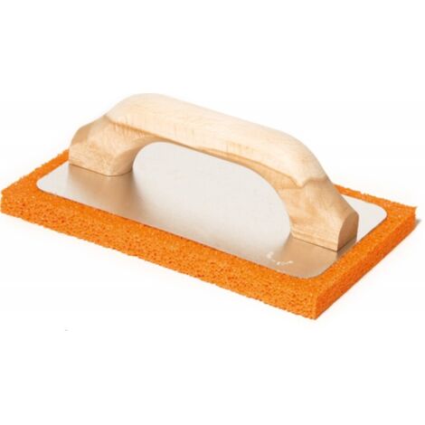 FRATTONE MAURER ALLUMINIO M/LEGNO 240X100MM SPUGNA 14MM ARANCIO