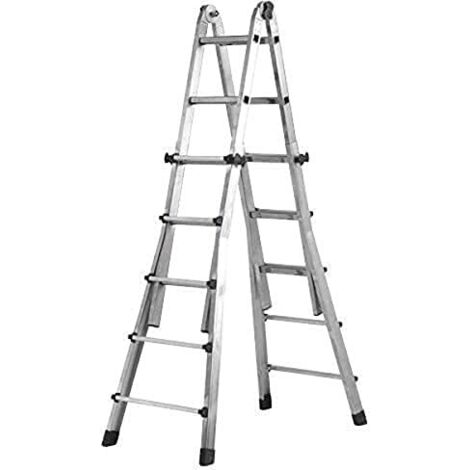 SCALA TELESCOPICA ALLUMINIO 5+5GR MAURER H4,81MT PEPPINA
