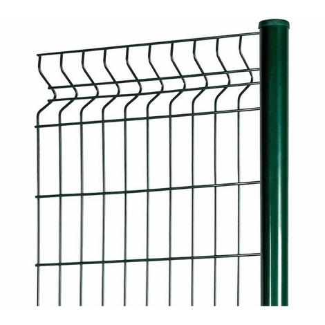 Pali di recinzione tipo P zincati a caldo per recinzione a doppia rete -  Recinzioni giardino