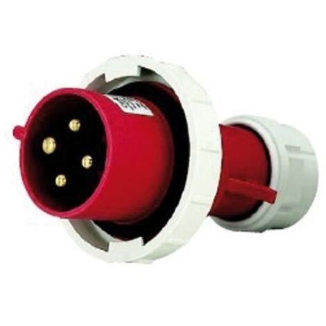 Spina Industriale Mobile CEE 16A 380V 3P+N+T IP67 – Maurer, Colore Rosso