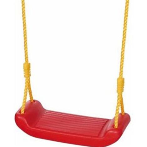 SEGGIOLINO per ALTALENA Bimbi SEMPLICE IN PVC PAPILLON con GANCI E CORDA (1/6)