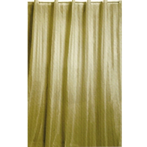 Tenda Doccia in Poliestere impermeabile 120X200 RIGONE BEIGE MAURER con  ganci