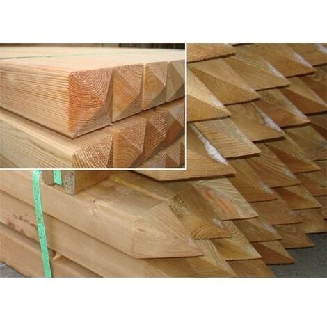 MONTANTE Palo per STACCIONATA/CANCELLETTO LEGNO Impregnato in autoclave 7X7X150H