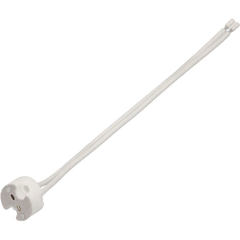PORTALAMPADA Attacco MR16 con FILO CONNETTORE MAURER colore Bianco (1/2)
