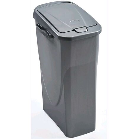 PATTUMIERA per RACCOLTA DIFFERENZIATA Colore ANTRACITE 25 Litri ECOBIN 22x36x51 cm 25 Litri Colore Antracite