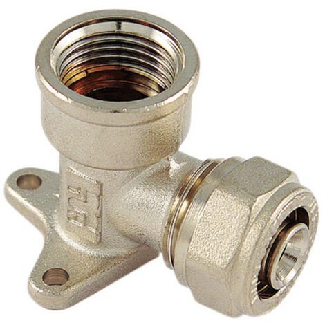 Idraulica -Gomito F.16X1/2" C/Flangia X Multistrato 10 Pz (1/2)