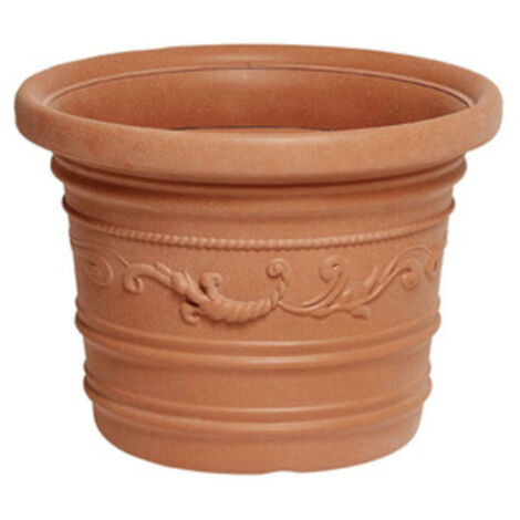 Vaso Plast.Festonata Per Piante Balc/Terraz Mod. Prestige Diam. Cm.70X55H (1/2)