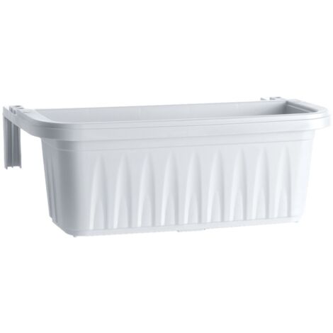 Balconetta Rettangolare 'Rondine' Cm 50X20Xh.18,5 - Lt.11 Bianco (1/3)