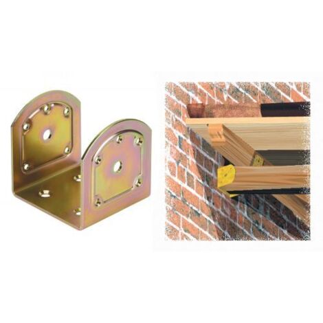 Giunzione a 'u' per travi art.761 - Misure: mm 61 x 60 x 80 - 10 pz