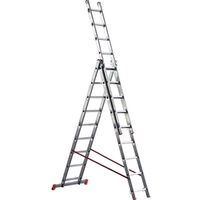 Scala Parallela 3 Rampe Orange 3 Marchetti Alluminio En 131 H.Cm 350/550/920 Pioli 3X13 - 1 Pz