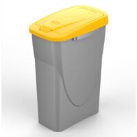 PATTUMIERA per RACCOLTA DIFFERENZIATA Colore GIALLO 15 Litri ECOBIN 22x31x42 cm 15 Litri Colore Giallo