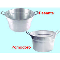 Pentola Caldaia In Alluminio Pesante 2 Manici 40 Cm. - Spess. 1,2 - Lt. 15