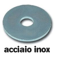 RONDELLE ACCIAIO INOX D.10 PZ.20