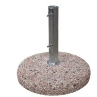 Base In Cemento Ghiaia Tonda Per Ombrelloni Diam. 45Cm Kg.25