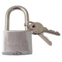 LUCCHETTO ad ARCO LUNGO in acciaio inox per ambienti marini MAURER 40 mm