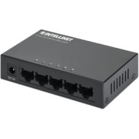 INTELLINET Switch Hub ethernet 10/100Mbps 5 porte desktop in metallo