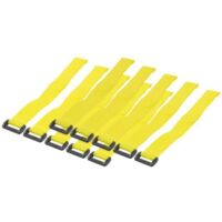 LOGILINK Fascette Fermacavo Gialle con strappo Set da 10 pz