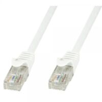 Techly Professional Cavo di rete Patch in CCA Cat.5E Bianco UTP 0,5m