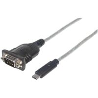 Manhattan Convertitore USB-C a Seriale 45cm Prolific PL2303RA