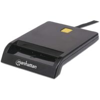 Manhattan Lettore/Scrittore di Smart Card USB Compatto Nero