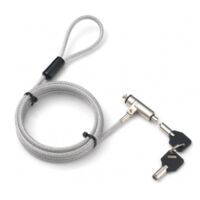 Techly Lucchetto con Sistema di Sicurezza Wedge-Lock per Notebook Cavo 1,8m