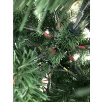 Albero di Natale SLIM GHERKIN Stretto Verde 210cm 818 Rami PVC Apertura Ombrello F4850