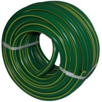 Tubo innaffio per irrigazione 4 strati antialga Verde Flessibile 5/8" da 15 mt