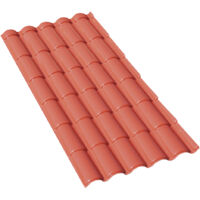 Lastra Coppo Cm 103 X 208 Rosso Mattone