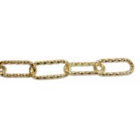 Catena per Lampadari Ottonata Ritorta spezzone da 100 cm