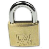 Lucchetto ad Arco in Ottone Viro Fai Art. 553 Misura 30 mm Int. Arco 17x16 mm