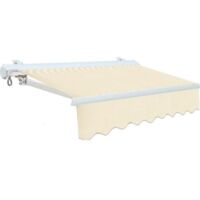 TENDA DA SOLE CASSONATA per Balconi con BRACCI Colore ECRU 300x250 cm
