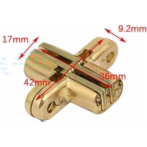 Charnière Outils Charnière Croix Invisible pour Table Pliante et Armoire en Bois 1PC