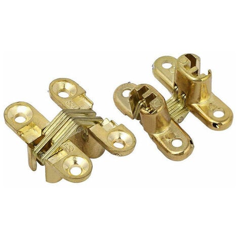 Charnière Outils Charnière Croix Invisible pour Table Pliante et Armoire en Bois 1PC
