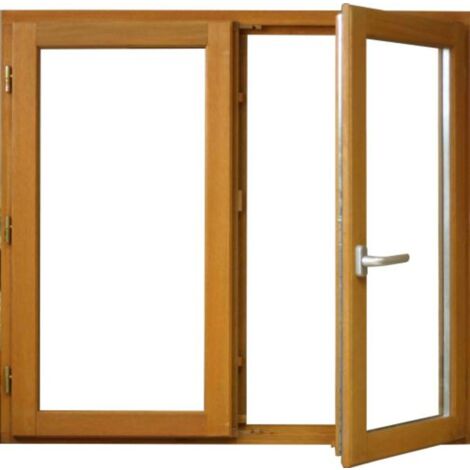 Finestra In Legno Lamellare 60x60 Cm - Doppio Vetro Bassamento Emissivo, Con Gas Argon - Foto 4