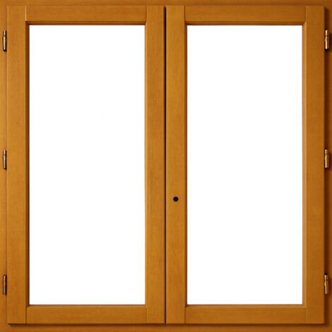 Finestra in legno a 2 vetri Altezza 75 X Larghezza 80 (dimensioni del tavolo)