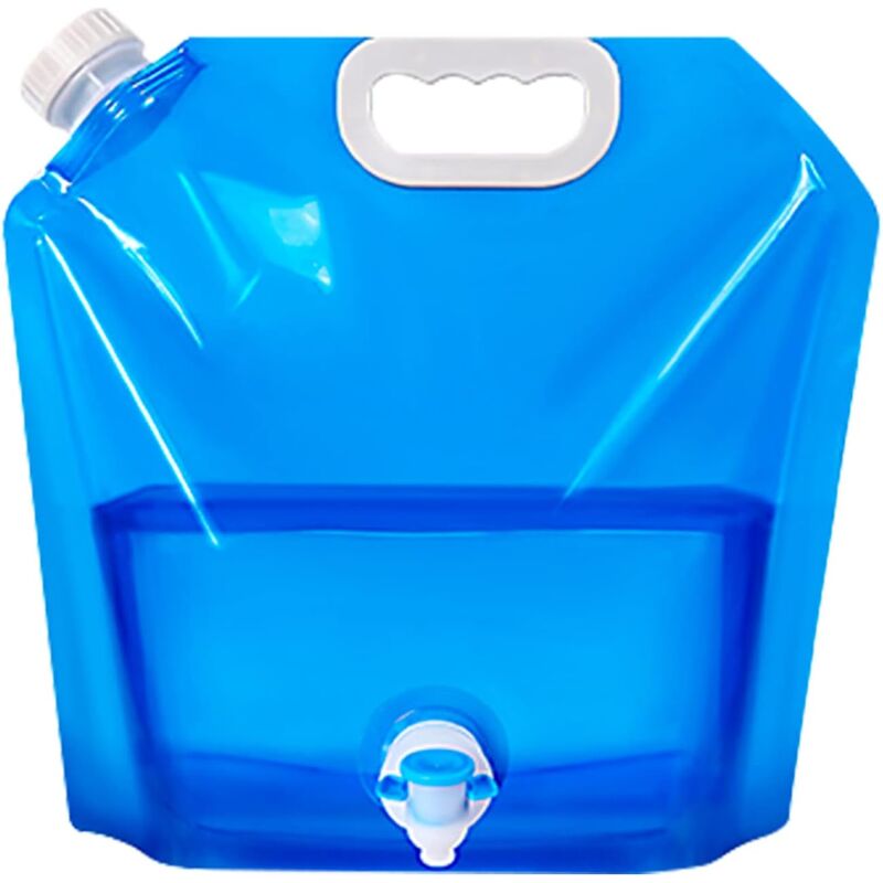Bidon D'eau Pliable 20L Avec Robinet – Lot De 2, Grande Capacité, Sans BPA, Pour Camping, Rando Et Pique-nique