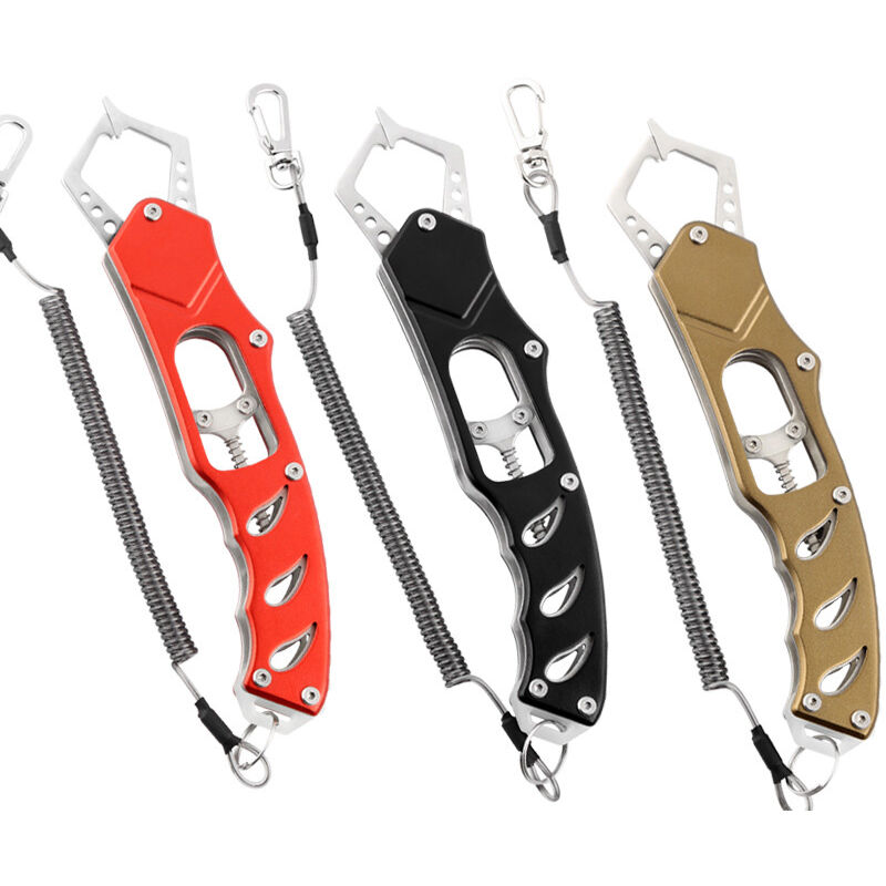 Fish Lip Clip Gripper Fish Controller Fishing Plier With Carabiner Fish  Buckle