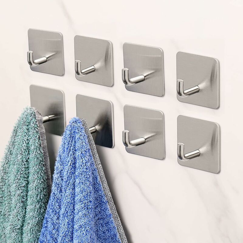 Over The Door Hooks, Sus304 Stainless Steel Heavy Duty Door Hanger For  Coats Robes Hats Clothes Towels, Hanging Towel Rack Organizer, Easy Install  Spa