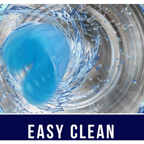 Shower Mat 100 x 40 cm, Non-Slip Bathtub with Suction Cup, No Chemical Smell and Safe PVC Bath Mat, Extra Long, Machine Washable (Blue) GROOFOO