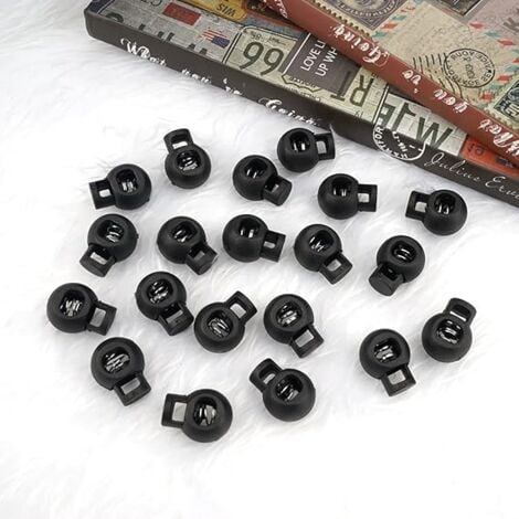 GROOFOO 20 Pieces Cord Stopper, Cord Stopper, Plastic Cord Locks ...